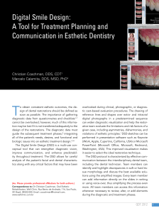 Digital Smile Design: A Tool for Treatment Planning and Communication in Esthetic Dentistry - COACHMAN