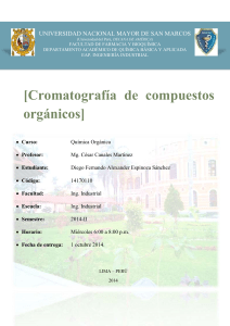 Cromatografía 2014-II