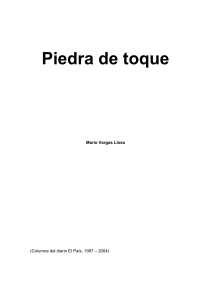 Mario Vargas Llosa - 1997-2004 - Artículos - Piedra de toque (El País)