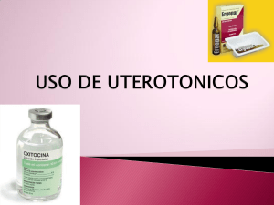 uso de uterotónicos