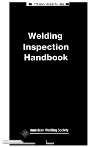 AWS Welding Inspection Handbook 3rd Edit