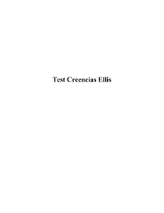 Test Creencias Ellis PAX