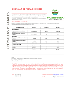 FT GEOMALLA FIBRA DE VIDRIO