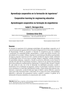 Aprendizaje cooperativo en la formación de ingenieros