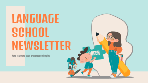 Language School Newsletter by Slidesgo (1)