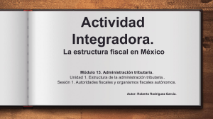 La estructura fiscal en México