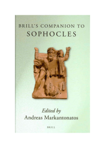 Brill’s Companion to Sophocles