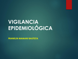 1.Vigilancia epidemiologica