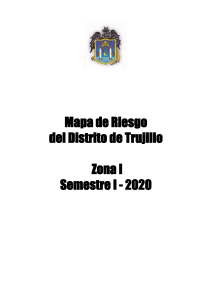 MAPA DE RIESGO ZONA I 2020