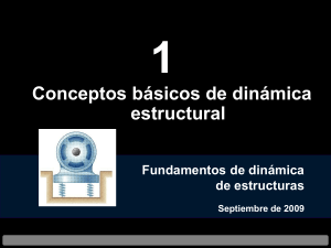 Conceptos básicos de dinámica estructural