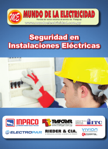 Manual de seguridad en instalaciones electricas