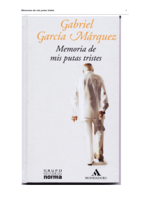 Garcia Marquez, Memorias de mis putas tristes