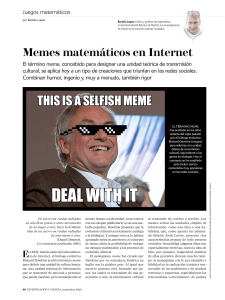 Luque, Bartolo [I & C, N°528, Sept.2020, Juegos Matemáticos] - Memes matemáticos en Internet