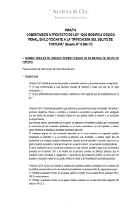 ACOSTA, Juan Domingo - Informe Comisión Constitución Senado (Abogado)