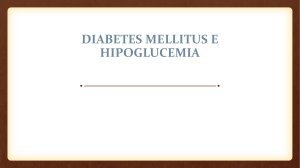 Diabetes mellitus e hipoglucemia