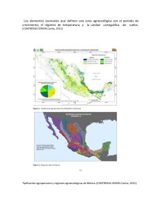 zonas agroecologicas en mexico 