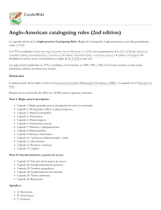 Anglo-American cataloguing rules (2nd edition) [CatalisWiki]