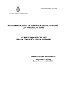 LEY NACIONAL DE EDUCACIÓN SEXUAL INTEGRAL 26150 06