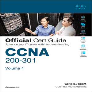 CCNA 200-301 Official Cert Guide #1