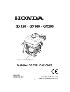 GX120 GX160 GX200 ESPAGNOL (35ZH7620)