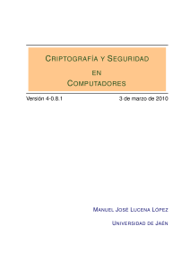 Criptografía y Seguridad en Computadores