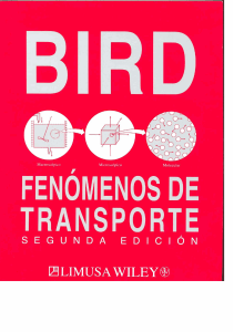 FENOMENOS DE TRANSPORTE BIRD 2ED ESP