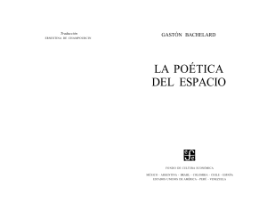 Bachelard Gaston La poetica del espacio