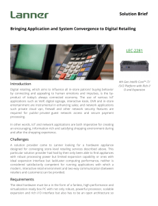 Lanner Case Study - Bringing Application and System Convergence to Digital Retailing
