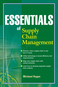 Wiley - Essentials of Supply Chain Management 2