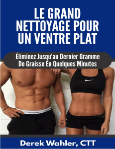 LE GRAND NETTOYAGE POUR UN VENTRE PLAT PDF GRATUIT