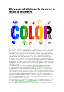 Cómo usar estratégicamente el color en la identidad corporativa