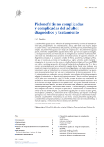 Pielonefritis no complicadas y complicadas del adulto- diagnostico y tratamiento