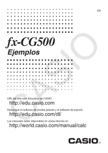 fx-CG500 Ex ES