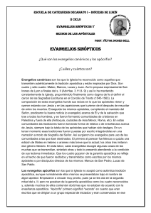 SEPARAT DE EVANGELIOS SINOPTICOS OK 2019