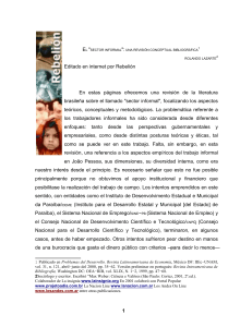 Lazarte, Rolando - una revision conceptual bibliografica
