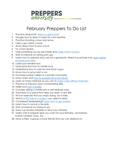 February-Preppers-To-Do-List