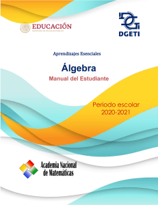 Manual de Algebra Alumno DGETI