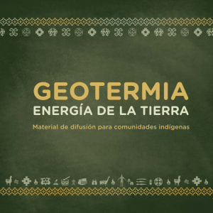 Geotermia (Energía de la Tierra)