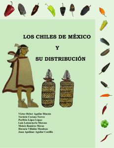 Los chiles de Mexico y su distribucion
