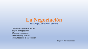 La Negociación Etapa 0 - Reconocimiento