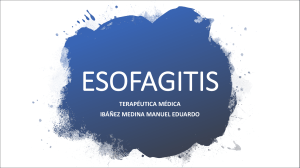 1.- Esofagitis
