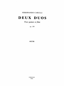 F.Carulli 2 Duos Op.158 for Flute (Recorder) and Guitar