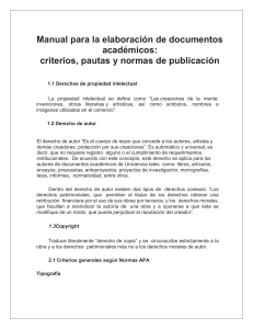 Manual para la elaboracion de documentos academicos
