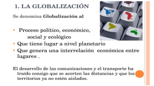 Sesión 2 Globalización