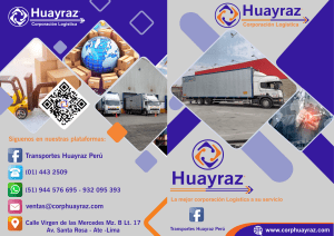 Brochure Huayraz