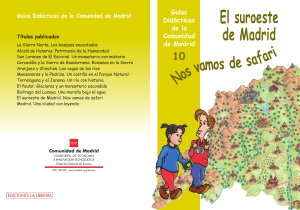 Guías Didácticas de la Comunidad de Madrid. El suroeste de Madrid