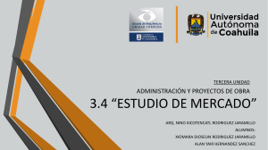 3.4 ESTUDIO DE MERCADO
