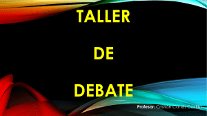 Taller de Debate