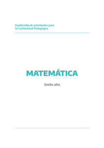 cuadernillo Nº 1 Matematica