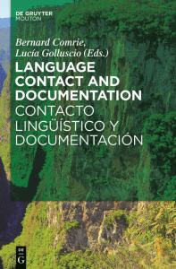Preview Of Language Contact and Documentation